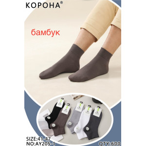 MS2638 Чоловічі бамбукові шкарпетки Корона MS2638 Чоловічі бамбукові шкарпетки Корона