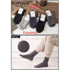 MS2790 Чоловічі теплі довгі термо шкарпетки Корона