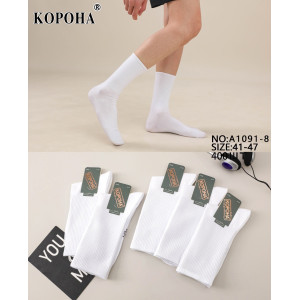 MS2843 Мужские высокие хлопковые носки Корона