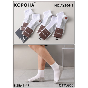 MS3123 Мужские короткие носки Корона хлопковые