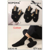 MS3209 Мужские черные хлопковые носки Корона  