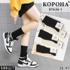WS2813 Женские хлопковые носки Корона высокие