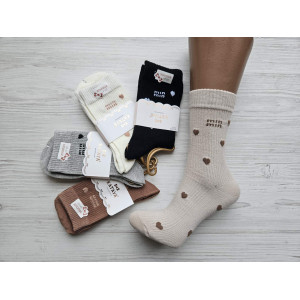 WS2982 Женские высокие носки Корона