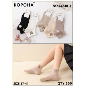 WS2996 Женские хлопковые короткие носки Корона