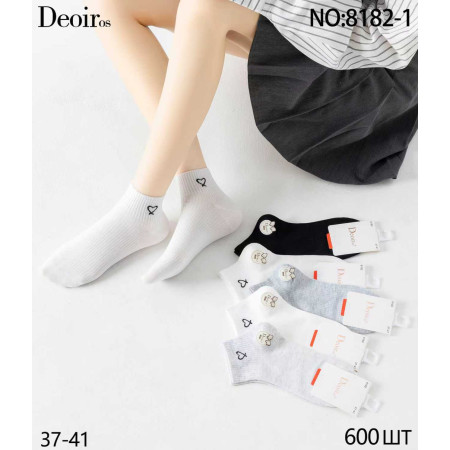 WS3037 Женские хлопковые короткие носки Deoir