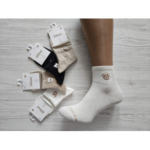WS3041 Женские хлопковые носки Корона