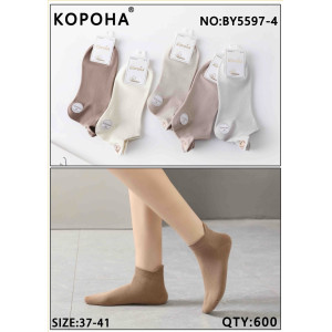 WS3064 Женские короткие хлопковые носки Корона