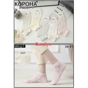 WS3069 Женские бамбуковые носки с сеткой Корона